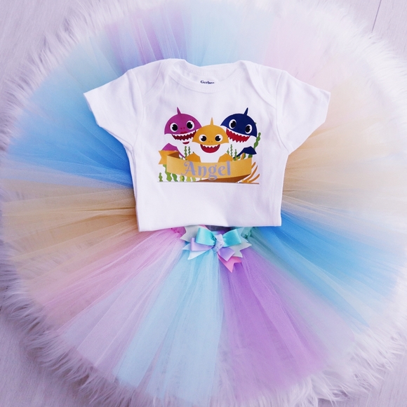 Birthday tutu with onesie or tshirt - Picture 11 of 13